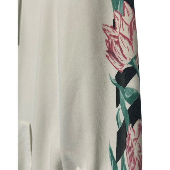 Off White Cherry Blossom White Floral Hoodie Sweatshirt size X Small - Picture 7 of 15